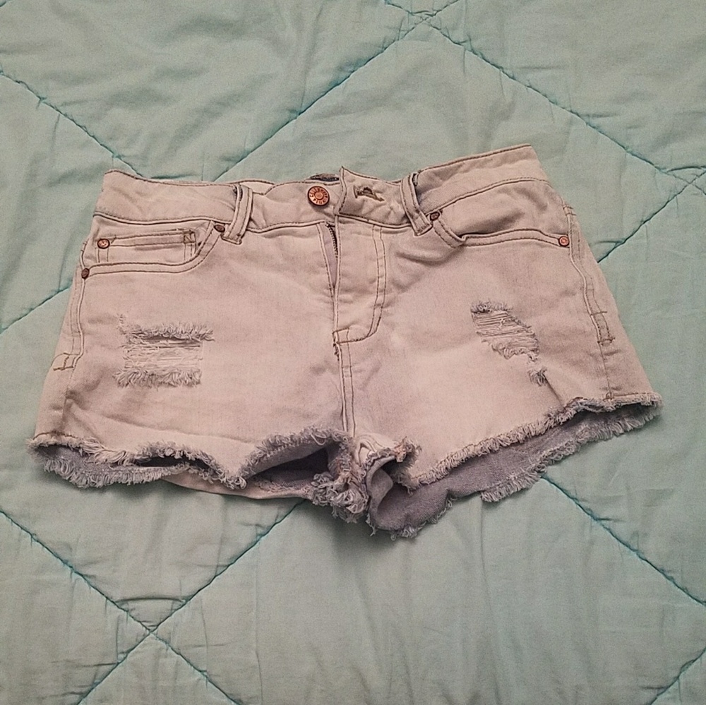 High Waisted Denim Shorts